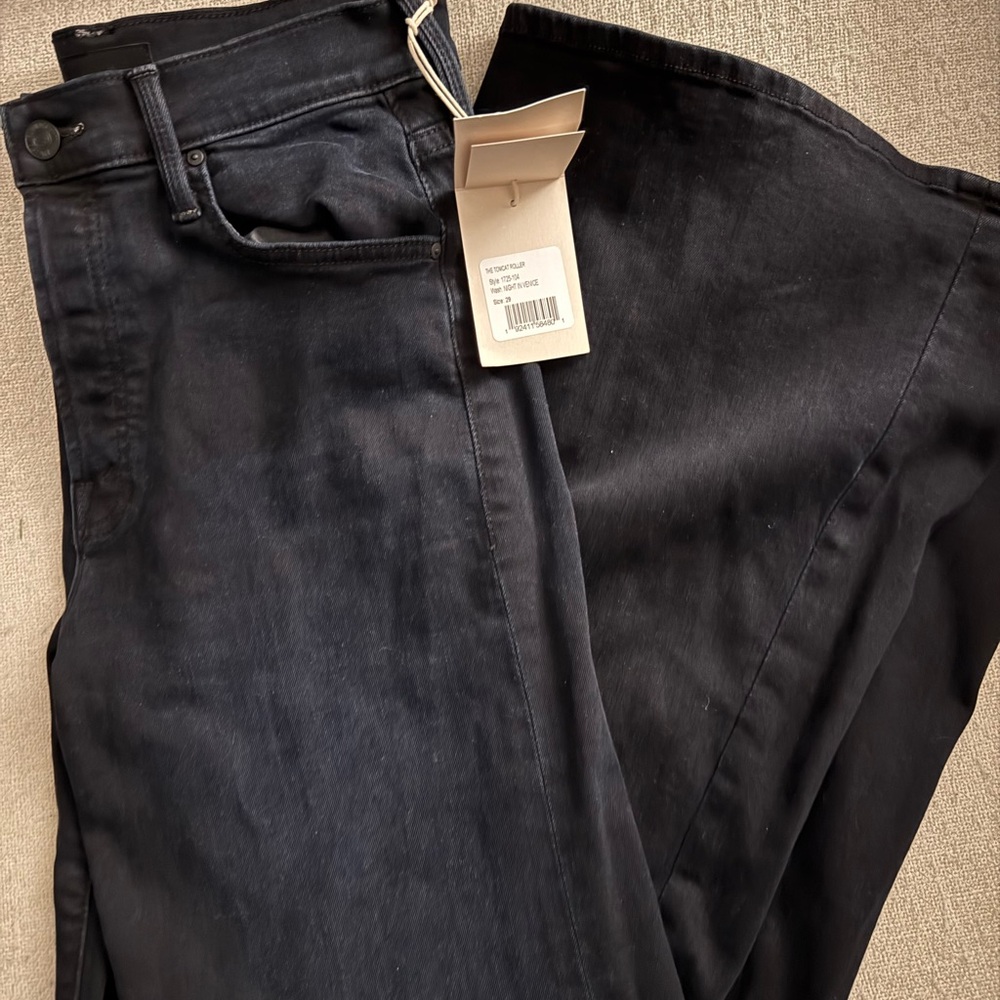 NWT MOTHER Women’s Black Jeans